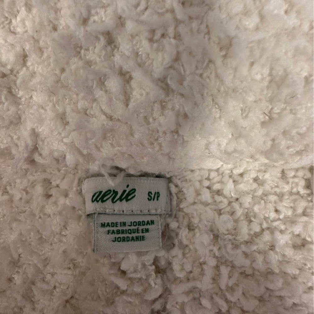 Aerie Plush Cream Lounge Pants - Picture 2 of 2